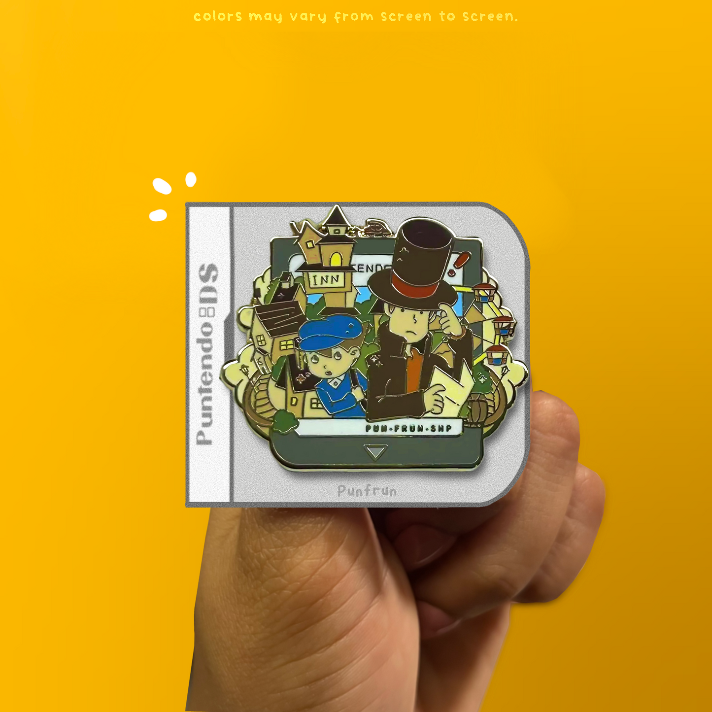 ENAMEL PIN ✦ PUNTENDO DS - Professor Puzzle