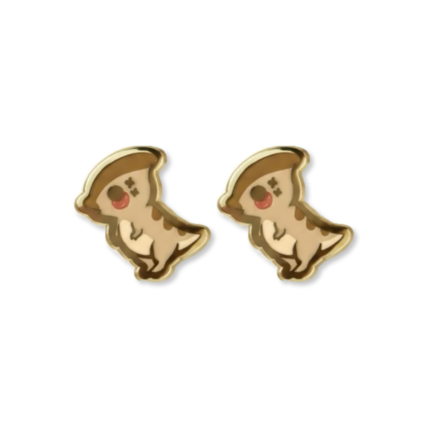 EARRINGS ✦ Dinorawrs - Pharasaurolophus