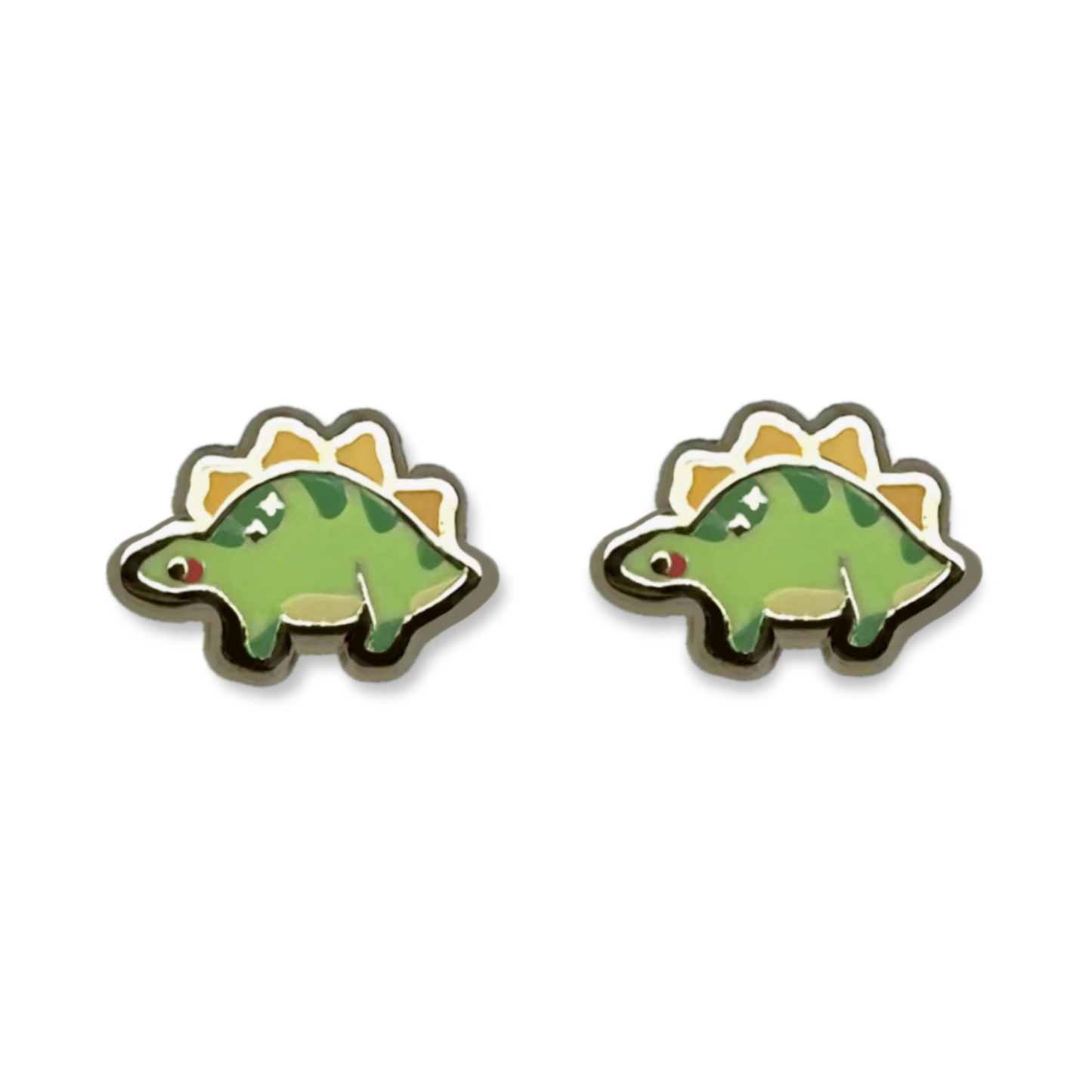 EARRINGS ✦ Dinorawrs - Stegosaurus