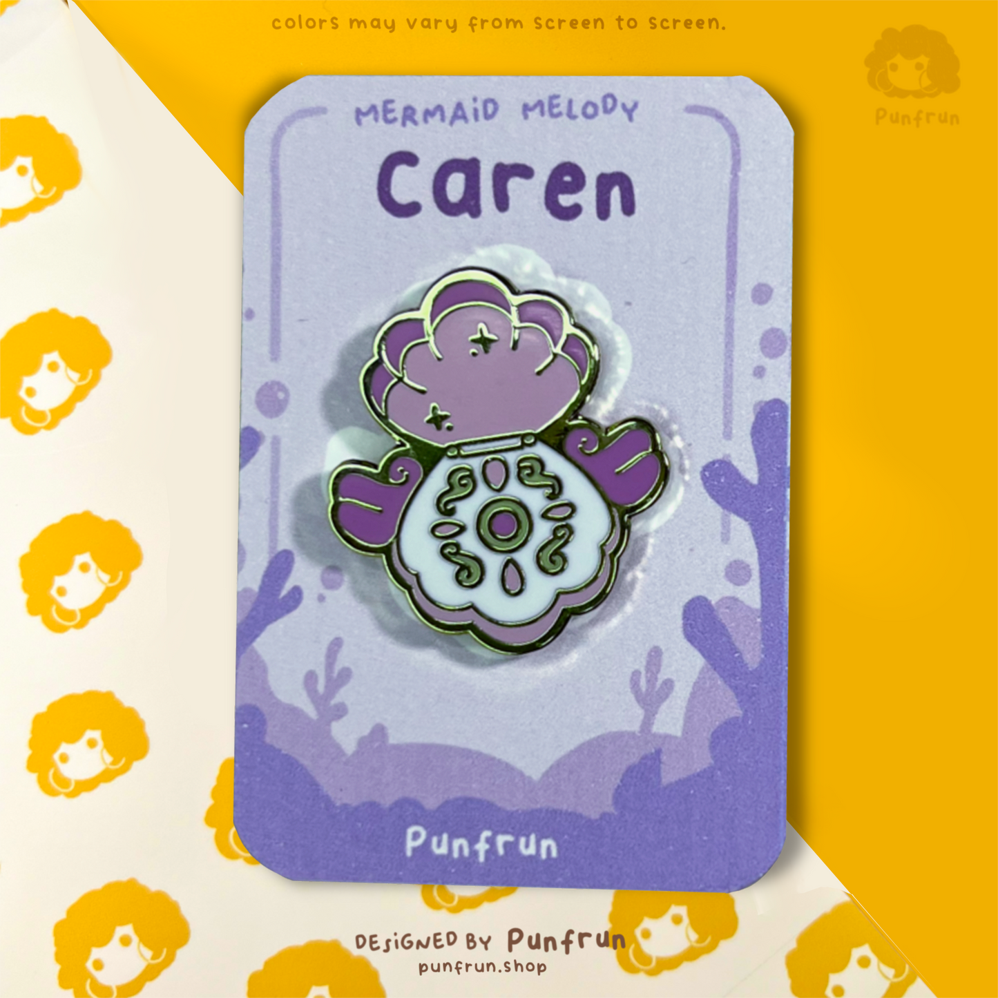 ENAMEL PIN ✦ Mermaid Pearl