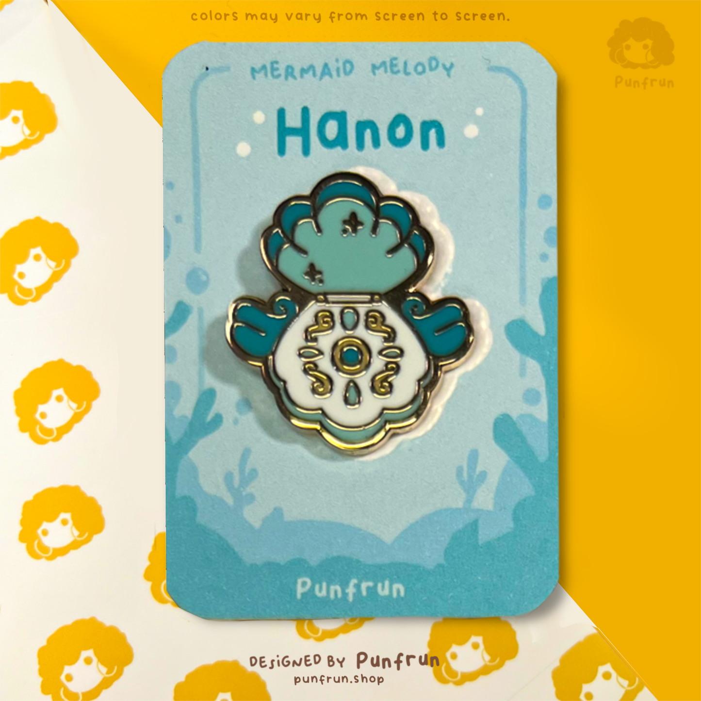 ENAMEL PIN ✦ Mermaid Pearl