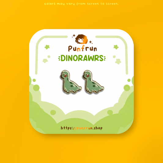 EARRINGS ✦ Dinorawrs - Brachiosaurus