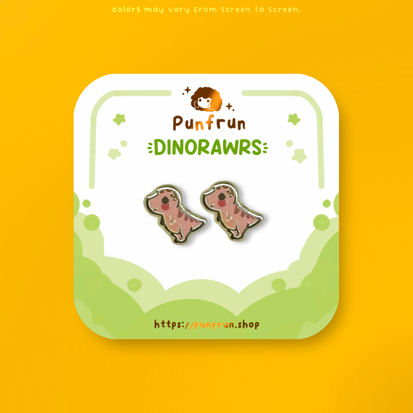 EARRINGS ✦ Dinorawrs - Tyrannosaurus Rex