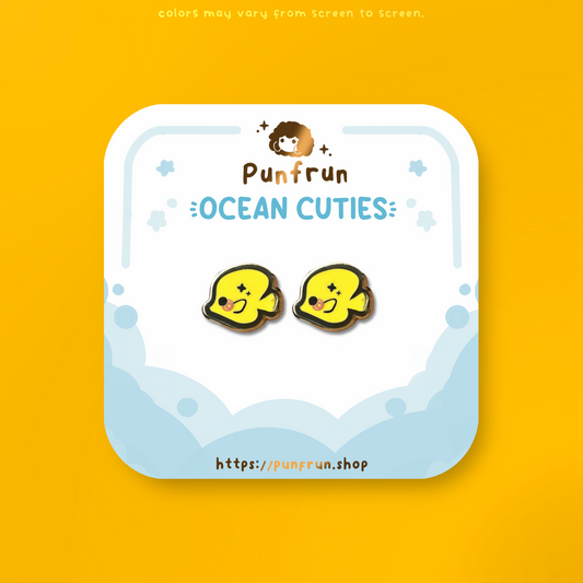EARRINGS ✦ Ocean Cuties - Yellow Tang