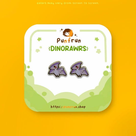 EARRINGS ✦ Dinorawrs - Pterodactyl