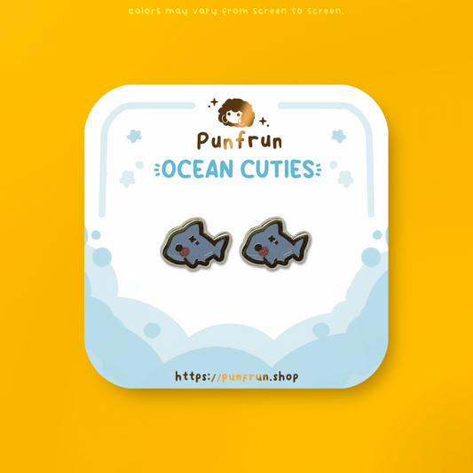 EARRINGS ✦ Ocean Cuties - Shark