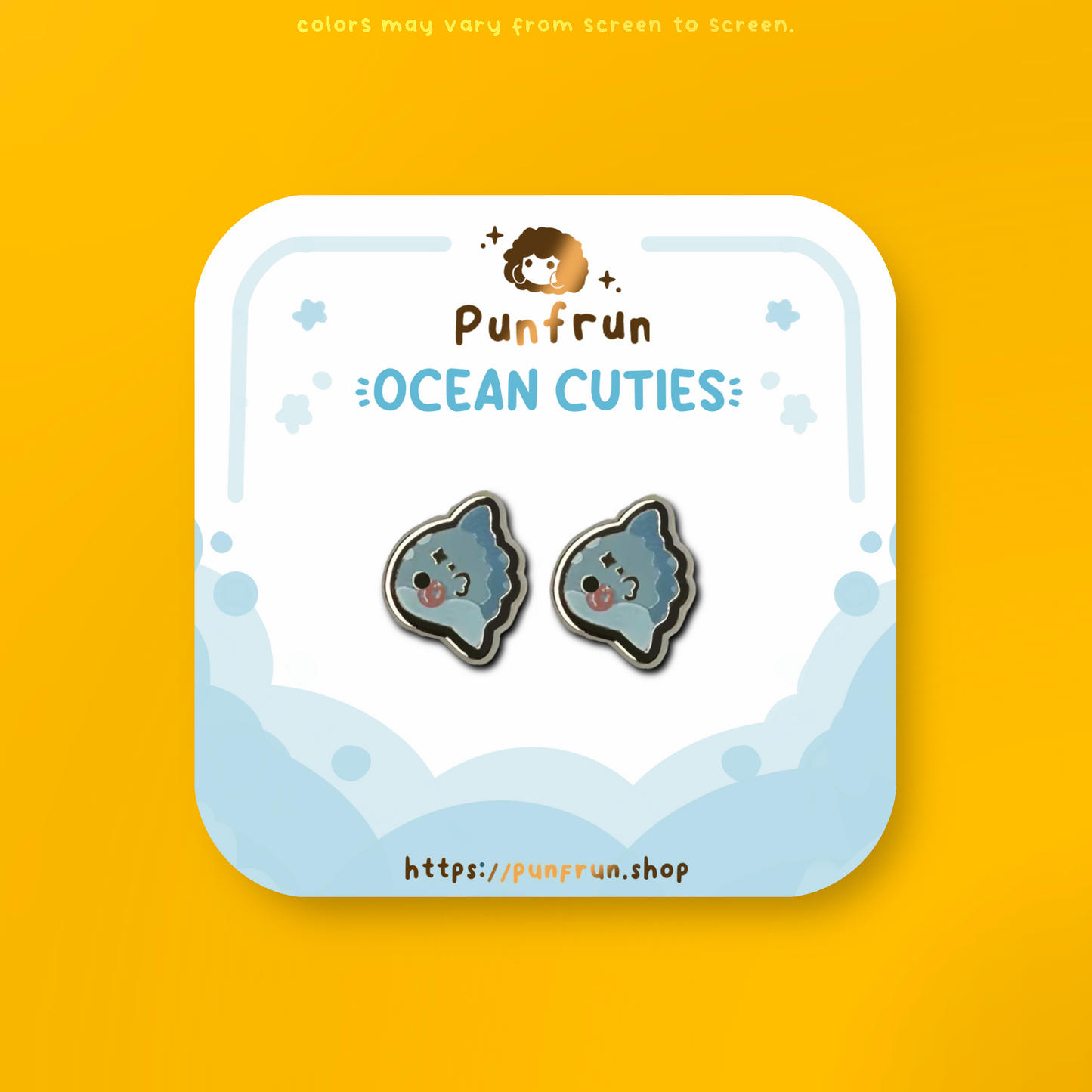 EARRINGS ✦ Ocean Cuties - Mola mola