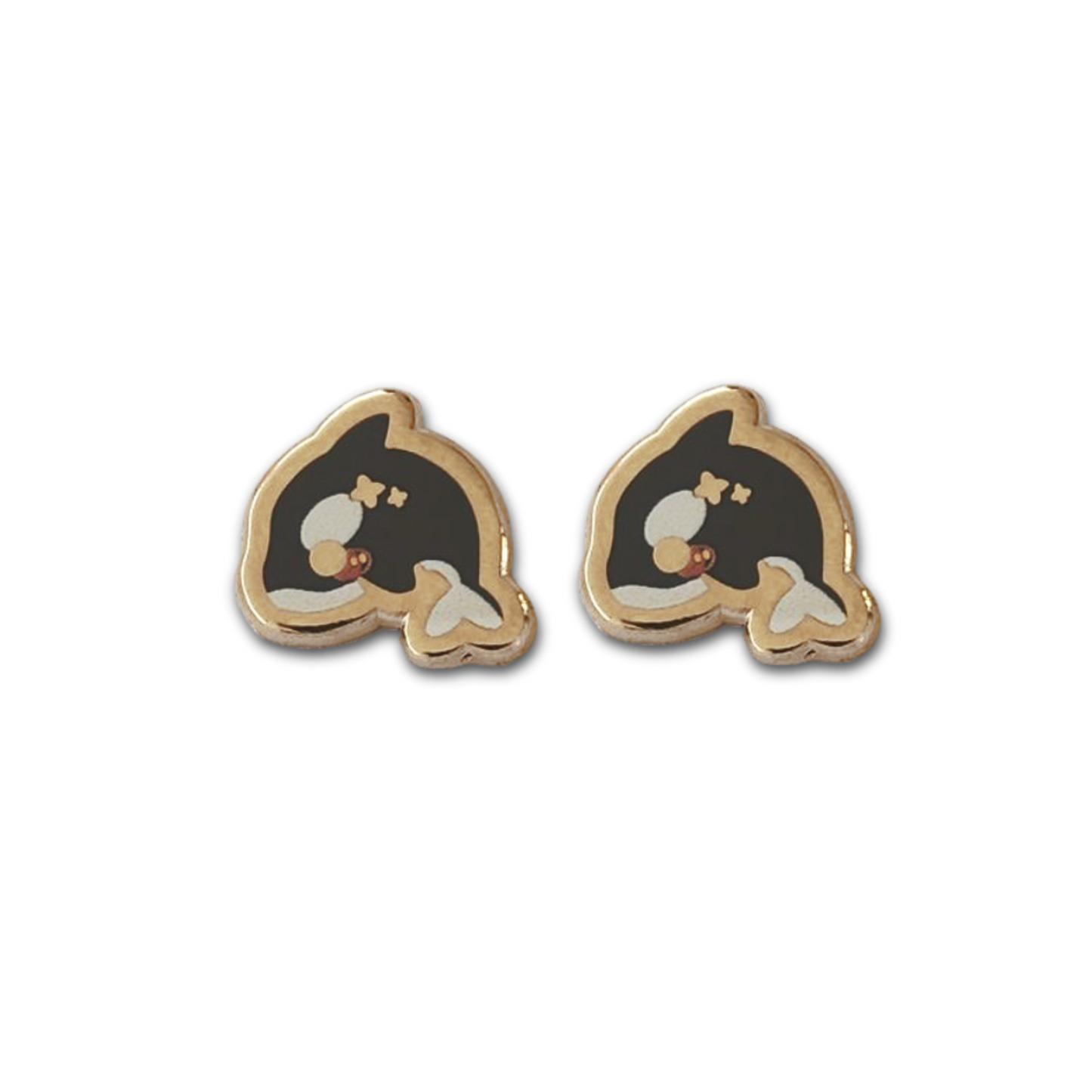 EARRINGS ✦ Ocean Cuties - Orca