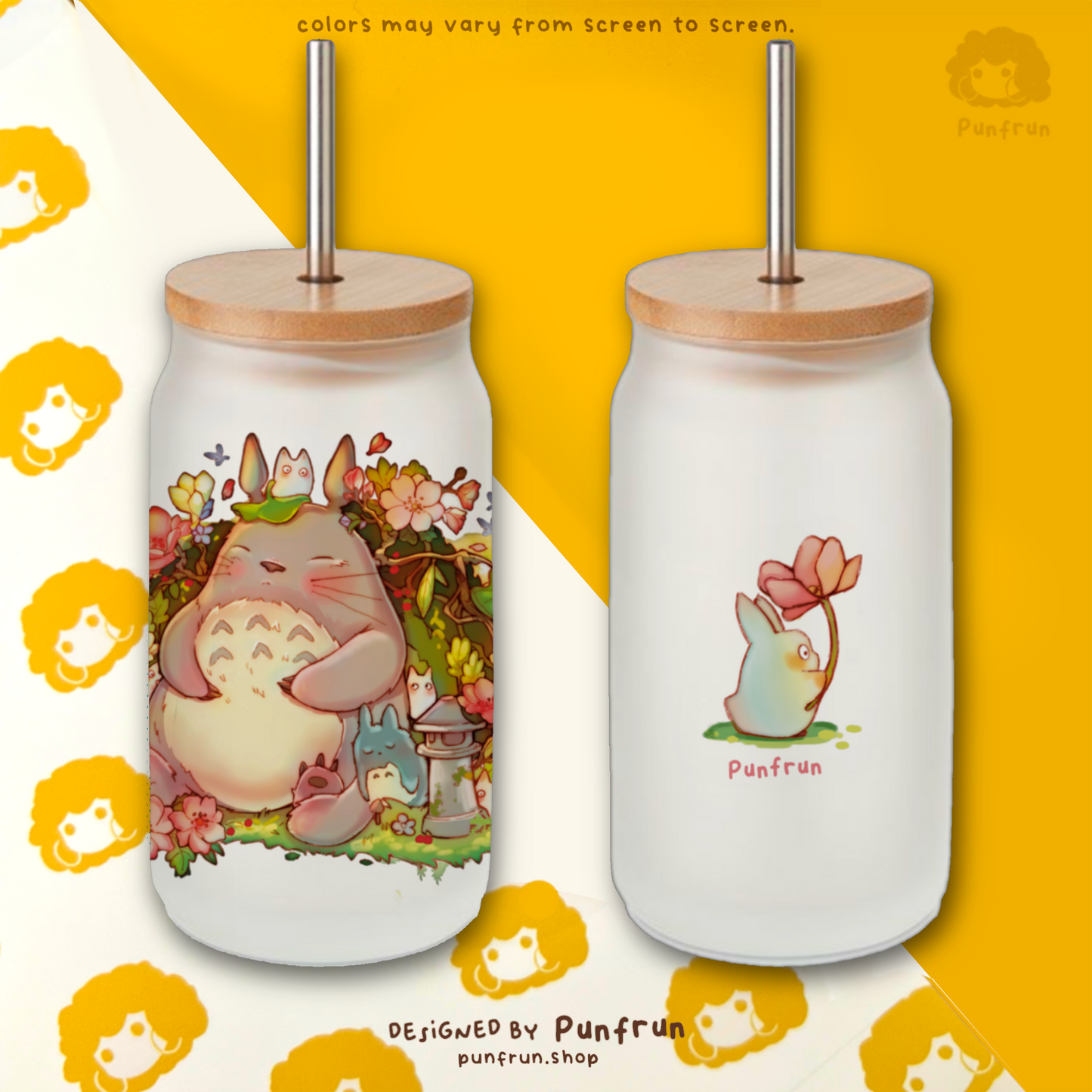 GLASS TUMBLER  ✦ Forest Neighbor