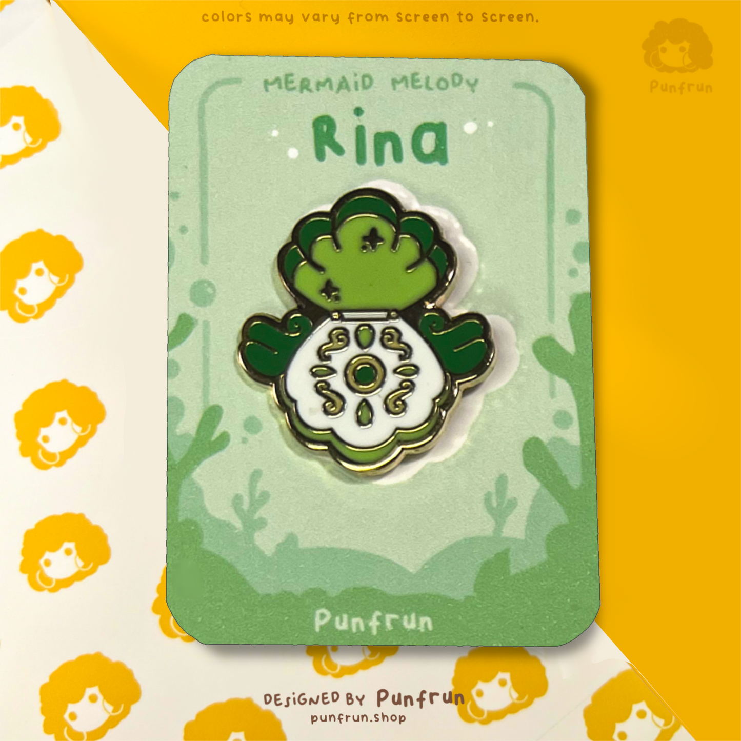 ENAMEL PIN ✦ Mermaid Pearl