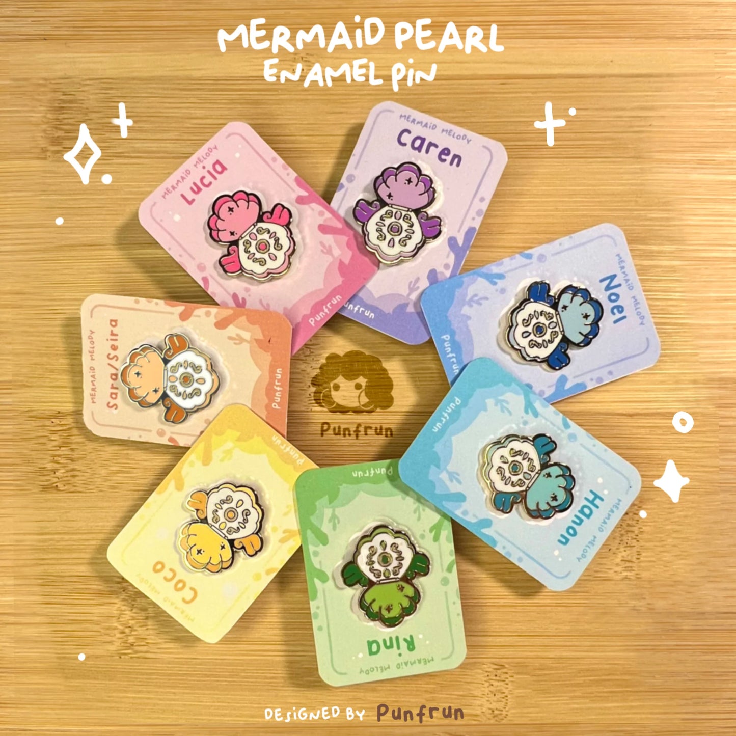 ENAMEL PIN ✦ Mermaid Pearl