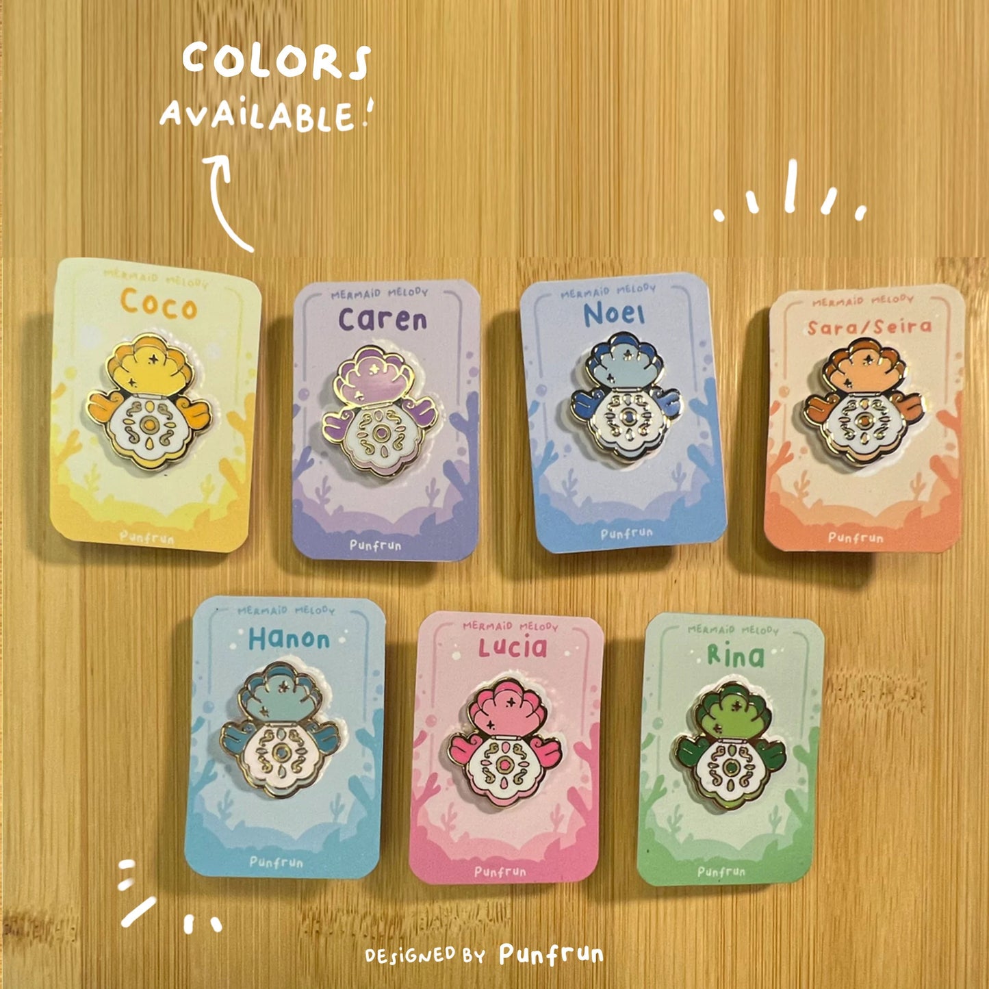 ENAMEL PIN ✦ Mermaid Pearl