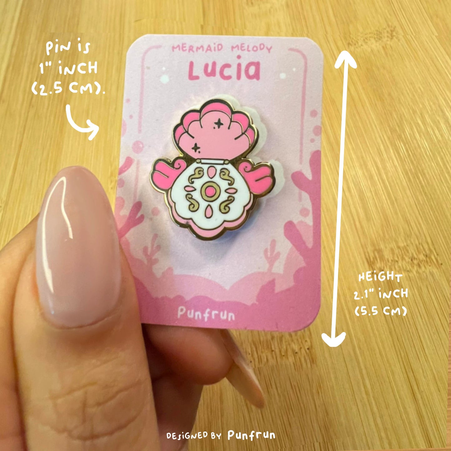 ENAMEL PIN ✦ Mermaid Pearl