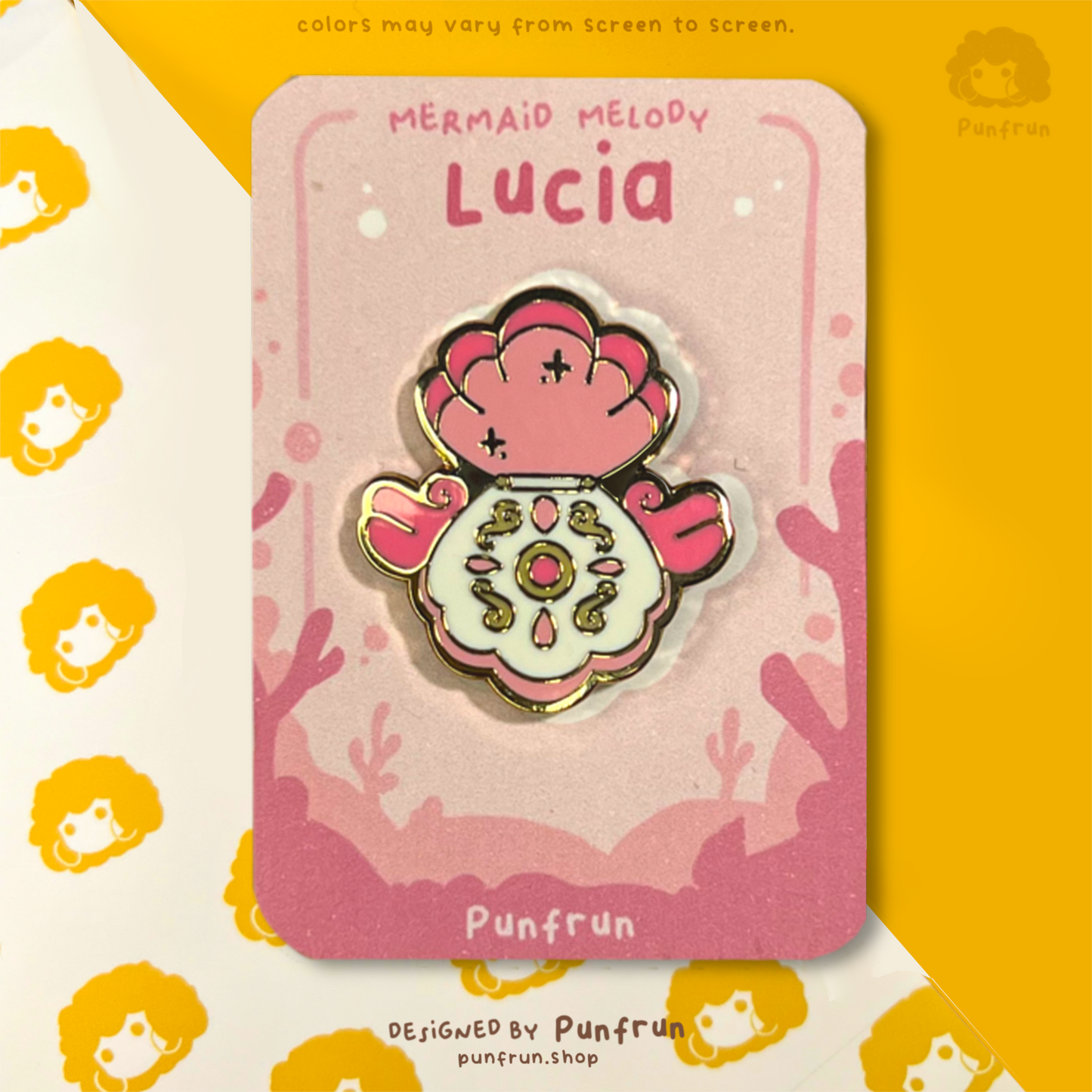 ENAMEL PIN ✦ Mermaid Pearl